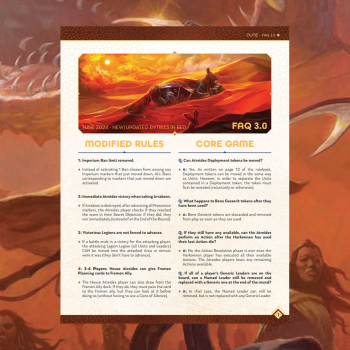 Dune War for Arrakis - FAQ 3.0